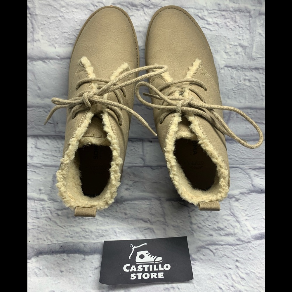 New Sonoma ankle Suede Boots snow 7.5 - Picture 5 of 6